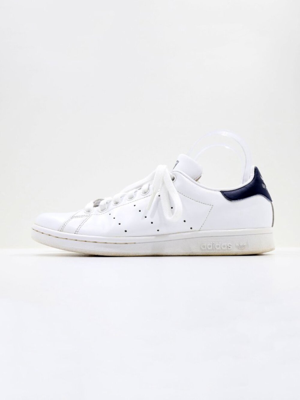 Adidas Stan Smith White Leather Low Top Sneakers - Women's 8.5